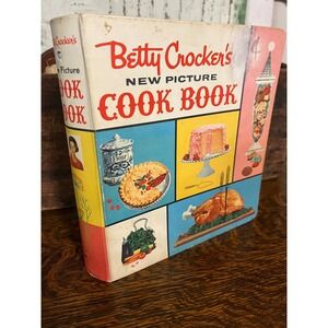 VTG 1961 Betty Crocker New Picture Cook Book Ring Binder McGraw-Hill 1st Ed